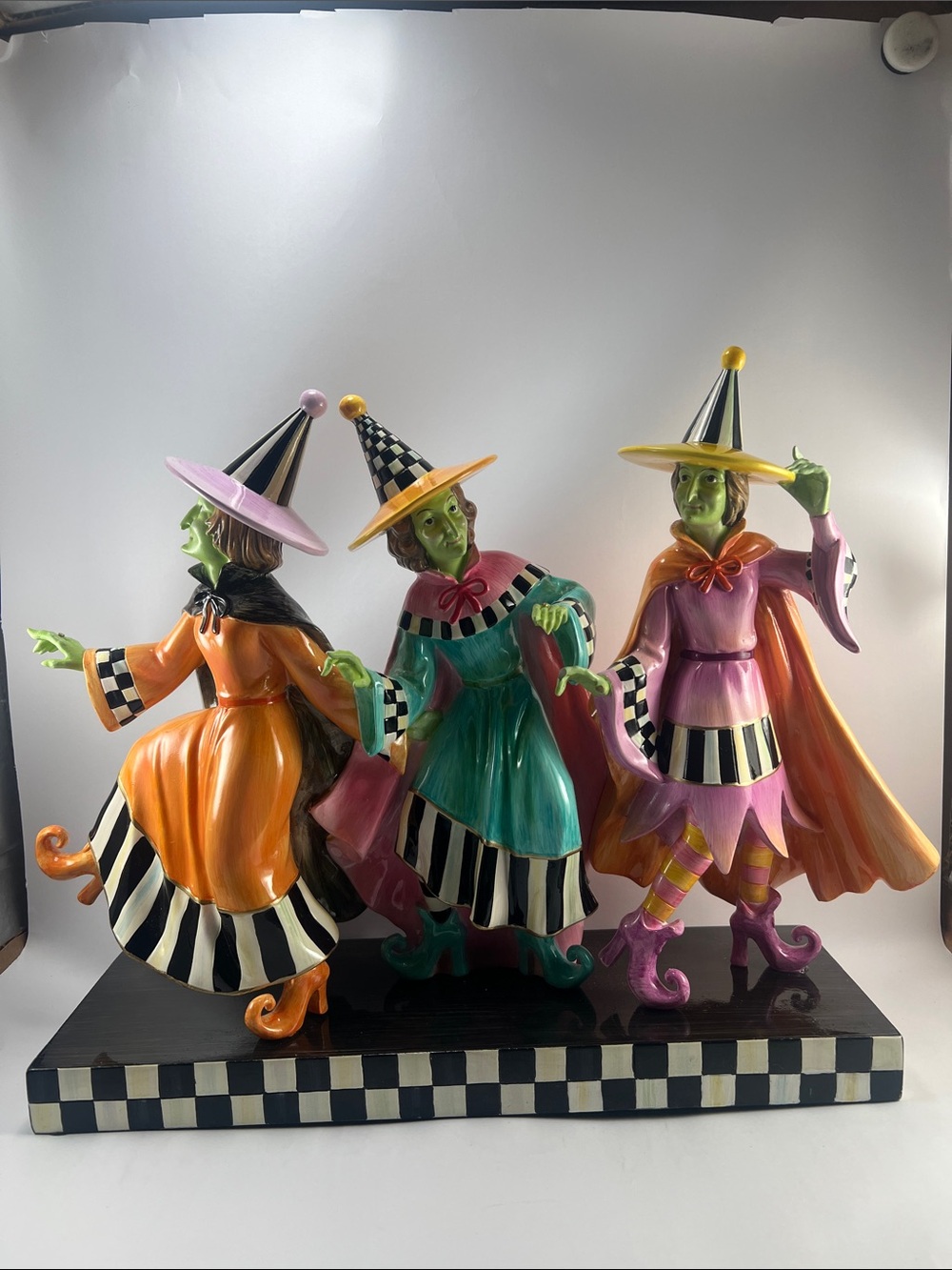 Whimsical Trio Witch Figurine